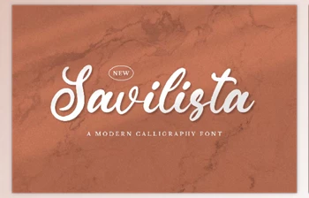 Download Savilista – Elegant <span class='badge badge-warning'>Font</span>