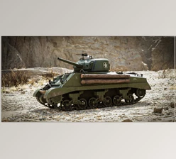 Download Unreal engine - WW2 Tank - Sherman M4A2 - Advanced Tank Blueprint (Engine version v5.0 - 5.3)