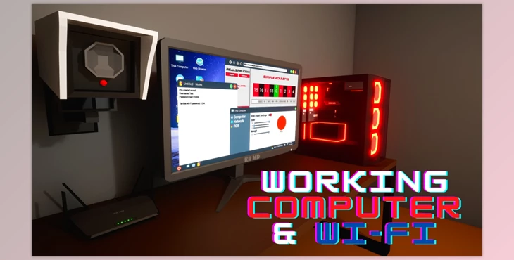 Download Unreal engine - Working Computer & Wi-Fi System v1.1 v5.1
