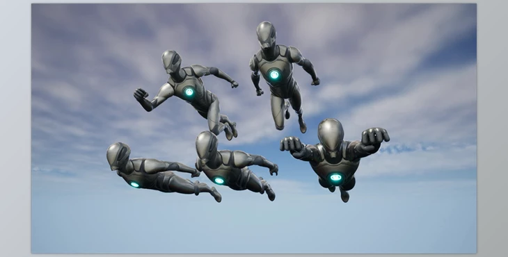 Download Unreal engine - Superhero Flight Animations v5.0