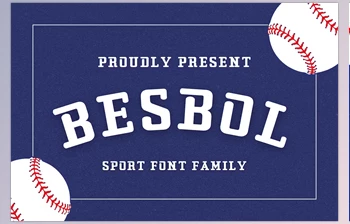 Download Besbol <span class='badge badge-warning'>Display</span> <span class='badge badge-warning'>Font</span> Family