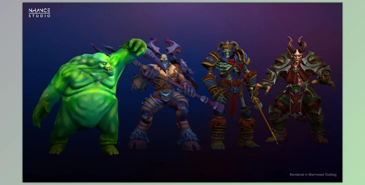 Download Unreal Engine - Characters Stylized Fantasy Enemy NPC Bundle (Engin version 4.18-4.27, 5.0-5.3)