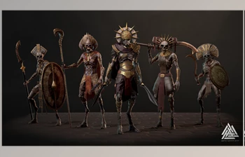 Download Unreal Engine - <span class='badge badge-warning'>Characters</span> Ancient Undead Pack (Engine version 4.22-4.27, 5.0-5.3)
