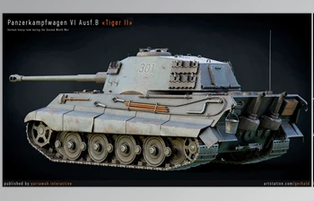 Download Unreal Engine - Blueprints WW2 Tank - Tiger <span class='badge badge-warning'>2</span> - Advanced Tank Blueprint (Engine version 4.25 - 4.27, 5.0 - 5.3)