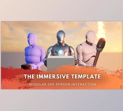 Download Unreal Engine - Blueprints The Immersive Template (Engine version 4.27, 5.0-5.3)