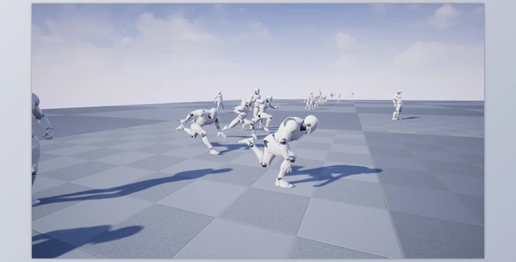 Download Unreal Engine - Animations Basic moving animation set v0.3 (Engine version 4.16-4.27, 5.0-5.1)