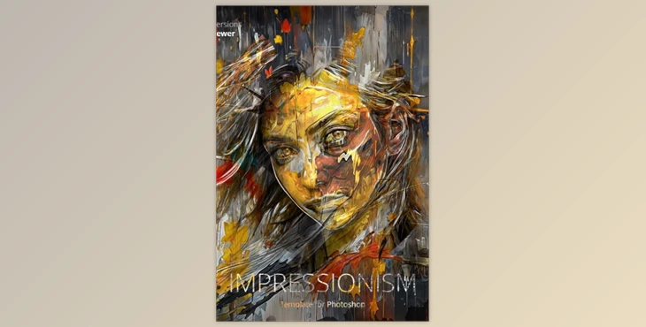 Download Impressionism Template for Photoshop - 51458895