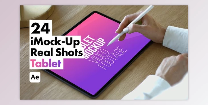 Download iMock-Up Real Tablet (Videohive 51760880) - AE Project