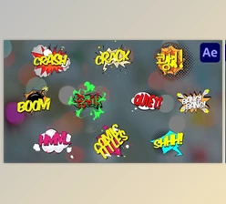Download Comic Titles for After Effects (Videohive 51756434) - AE Project