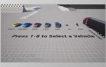 Download Unreal Engine - FGear Vehicle <span class='badge badge-warning'>Physics</span> v5.3