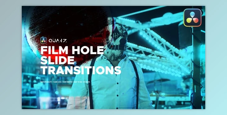 Download Film Hole Roll Transitions for DaVinci Resolve (Videohive 51634356)