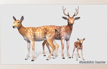 Download <span class='badge badge-warning'>Unreal</span> <span class='badge badge-warning'>Engine</span> - Deer Family v5.1