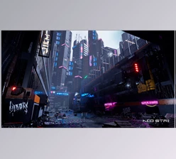 Download Unreal Engine - Cyberpunk Outskirts v5.1