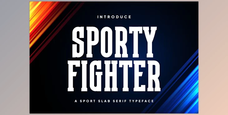Download Sporty Fighter - Sport Display Font