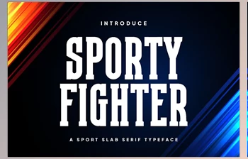 Download Sporty Fighter - Sport <span class='badge badge-warning'>Display</span> <span class='badge badge-warning'>Font</span>
