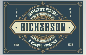Download Richerson A Vintage Typeface