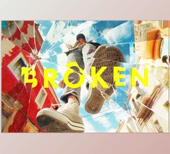 Download Broken Glass Pieces Photo Effect - 92521801