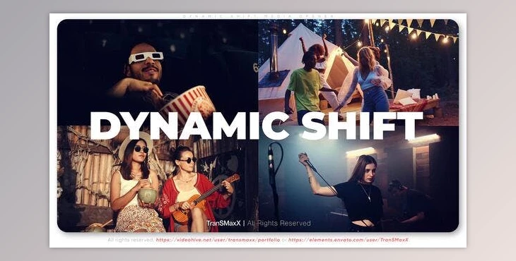 Download Dynamic Shift Media Opener (Videohive 51795084) - AE Project