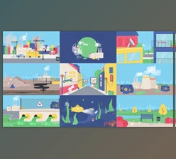 Download Pollution Animated Scenes (Videohive 51797813) - AE Project