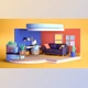 Download Creating An Animated Room For Motion Graphics With Cinema 4D