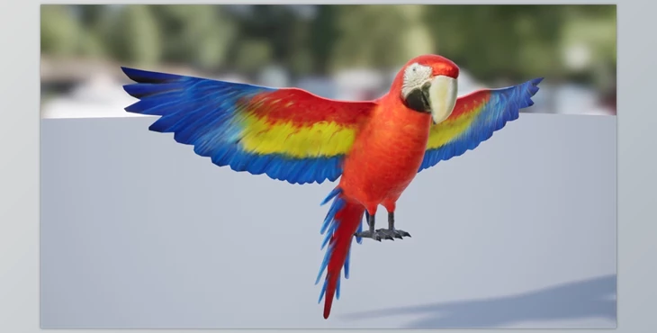 Download Unreal Engine - Medhue Parrot (Engine version 4.26- 4.27, 5.0- 5.2)