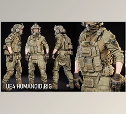 Download Unreal Engine - Modular Soldier Pack Vol. 1 (Engine version 4.26 -4.27, 5.0 -5.3)