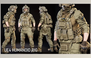 Download Unreal Engine - Modular Soldier Pack <span class='badge badge-warning'>Vol</span>. <span class='badge badge-warning'>1</span> (Engine version 4.26 -4.27, 5.0 -5.3)