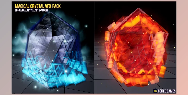 Download Unreal Engine - Magical Crystal VFX Pack v5.2
