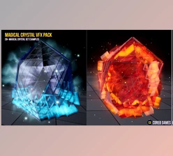 Download Unreal Engine - Magical Crystal VFX Pack v5.2