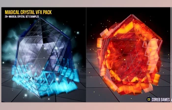 Download <span class='badge badge-warning'>Unreal</span> <span class='badge badge-warning'>Engine</span> - Magical Crystal <span class='badge badge-warning'>VFX</span> Pack v5.2