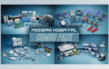 Download Unreal Engine - Hospital - COMBO Prop Pack (<span class='badge badge-warning'>VOL</span> 1-6) (Engine version 4.17- 4.27, 5.0- 5.3)