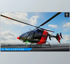 Download Unreal Engine - Blueprints Photorealistic Helicopter v5.2