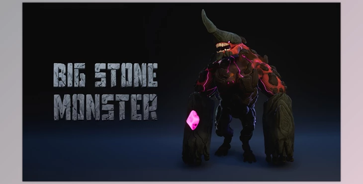 Download Unreal Engine - Big Stone Monster (Engine version 4.27, 5.0- 5.2)