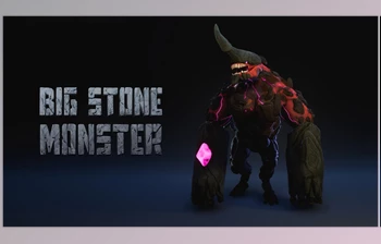 Download Unreal Engine - <span class='badge badge-warning'>Big</span> Stone Monster (Engine version 4.27, 5.0- 5.2)