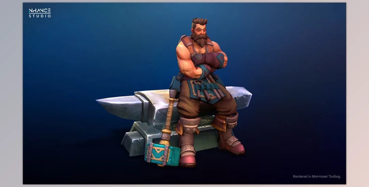Download Unreal Engine - Modular Stylized Human Blacksmith (Engine version 4.18- 4.27, 5.0- 5.2)