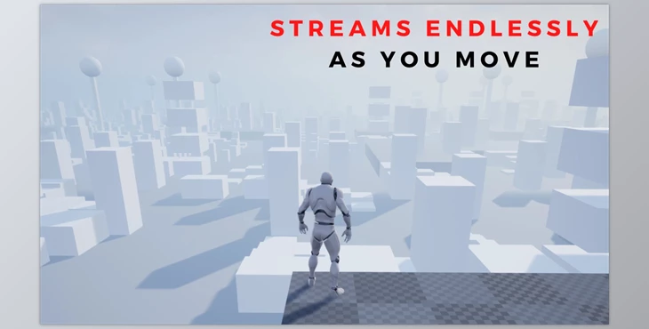 Download Unreal Engine - Endless Random Procedural Worlds (With Level Streaming) v5.1