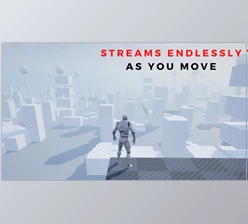 Download Unreal Engine - Endless Random Procedural Worlds (With Level Streaming) v5.1