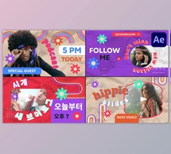 Download Hippie Youtube Slides for After Effects (Videohive 51817875) - AE Project
