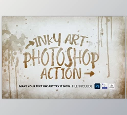 Download Watercolor & Ink Text & Shape Maker - 92535860