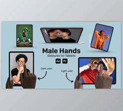 Download Male Hand Gestures for Tablets (Videohive 51760839) - AE Project