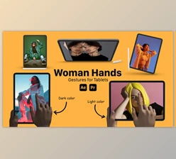 Download Female Hand Gesture for Tablets (Videohive 51757494) - AE Project