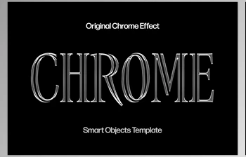 Download Metallic Chrome Text <span class='badge badge-warning'>Effect</span> - 92526903