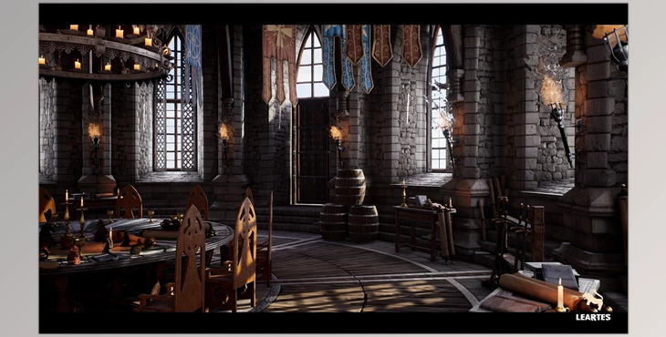 Download Unreal Engine Asset - Medieval Castle Interior + ULAT v5.3