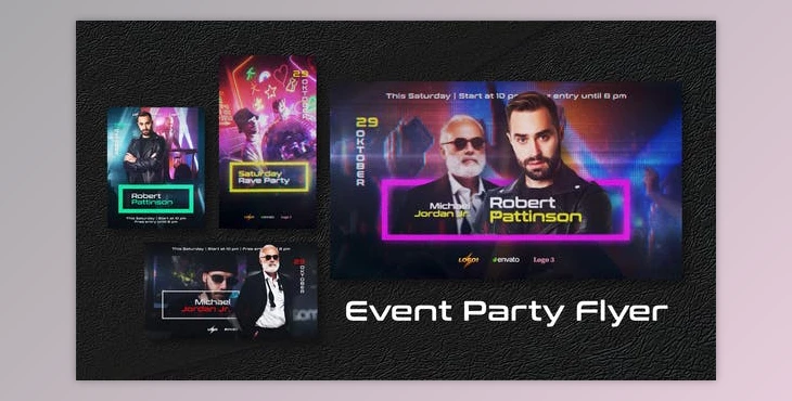 Download Event Party Flyer (Videohive 51223488) - AE Project