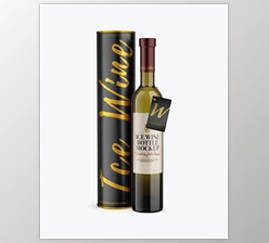 Download Antique Green Glass White Wine Bottle With Tube Mockup 79212 TIF